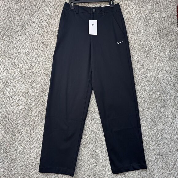 Nike Life El Chino Pants Mens 28x32 Woven Baggy Loose DV9036-010 Skateboarding - Picture 1 of 13